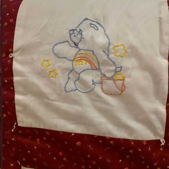 1980’s Handmade Care Bears Quilt Twin Sized - Picture 7 of 7